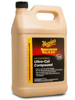 Meguiar's Ultra-Cut Compound - nejoblíbenější profesionální korekční a lešticí pasta s technologií super-mikroabraziv, 3,78 l Omezená Nabídka