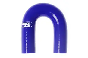 Samco Sport Fluoro silikonové koleno 180° s vnitřním průměrem 45 mm pro vedení oleje a nafty, barva gunmetal šedá Ověřený
