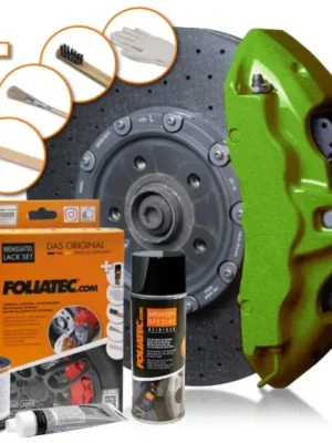 Nejlepší Volba FOLIATEC dvousložková barva na brzdy, barva Performance Green Metallic