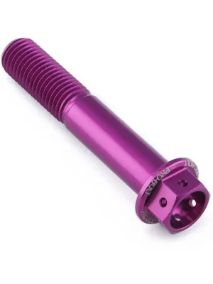 Sezónní Sleva Pro-Bolt hliníkový šroub s šestihrannou hlavou 17 mm, závitem M10 x 1,25 mm a délkou závitu 55 mm, barva: fialová