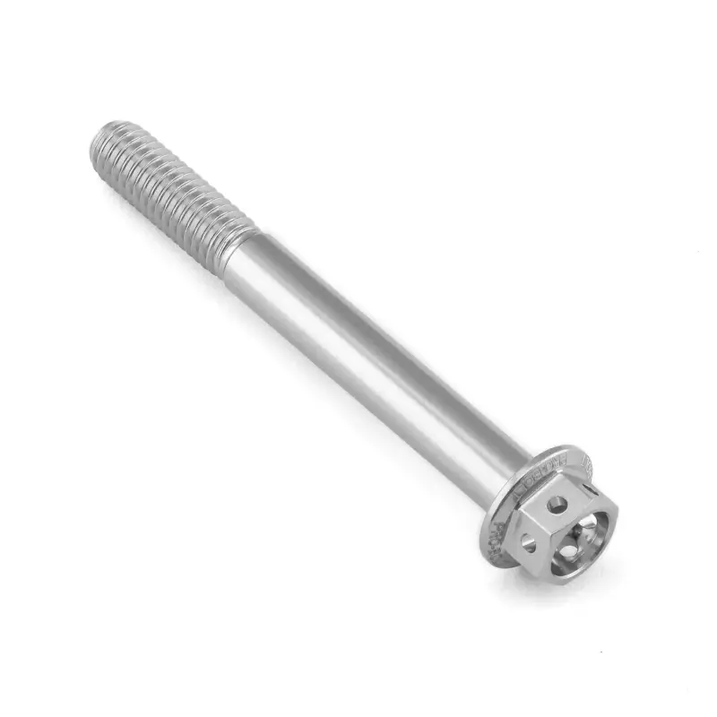 Akční Cena Pro-Bolt hliníkový šroub s šestihrannou hlavou 12 mm, závitem M6 x 1,00 mm a délkou závitu 55 mm, barva: stříbrná