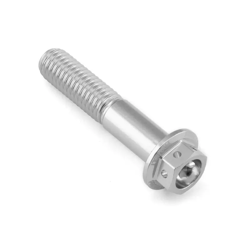 Časově Omezené Pro-Bolt hliníkový šroub s šestihrannou hlavou 15 mm, závitem M8 x 1,25 mm a délkou závitu 40 mm, barva: stříbrná