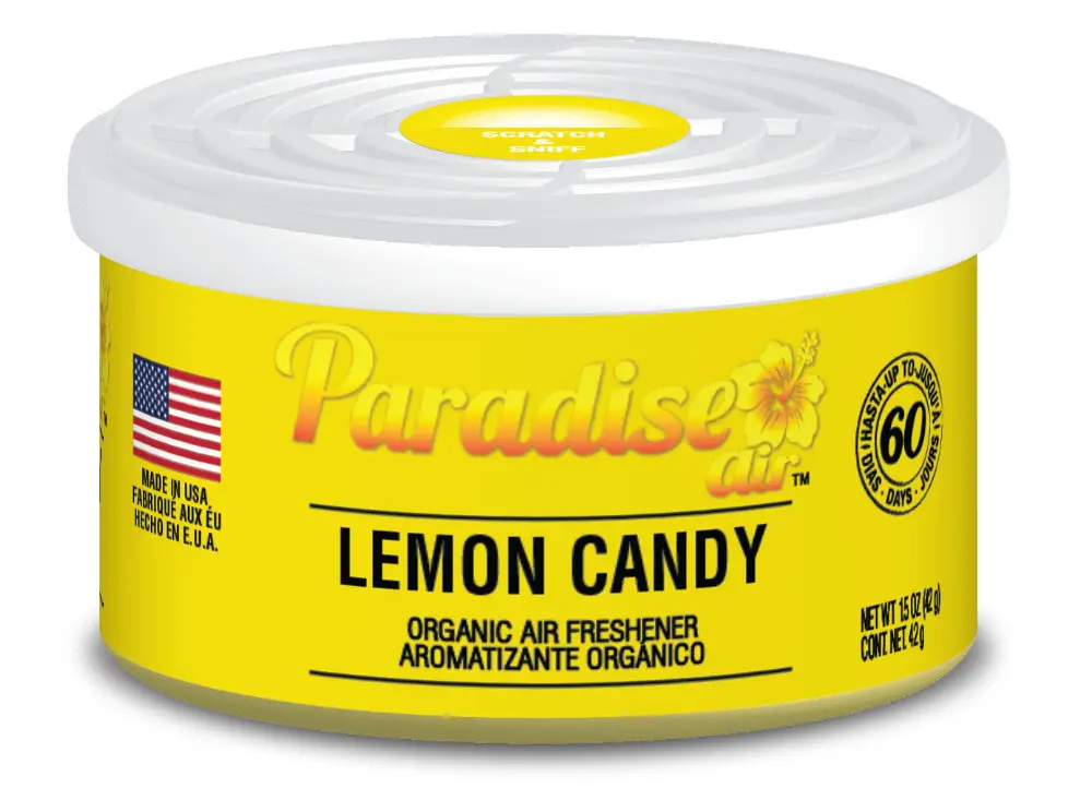 Osvěžovač vzduchu Paradise Air Organic Air Freshener 42 g, vůně Lemon Candy Bezpečná Platba