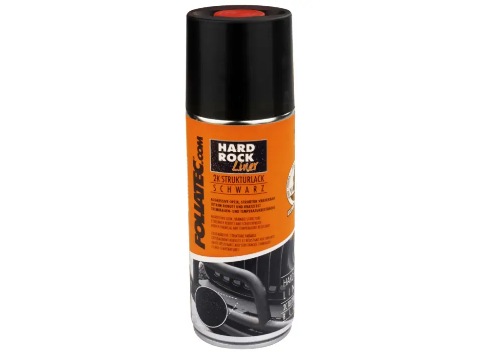 FOLIATEC Hard Rock Liner barva s výraznou texturou, černá, 400 ml Cenový Hit