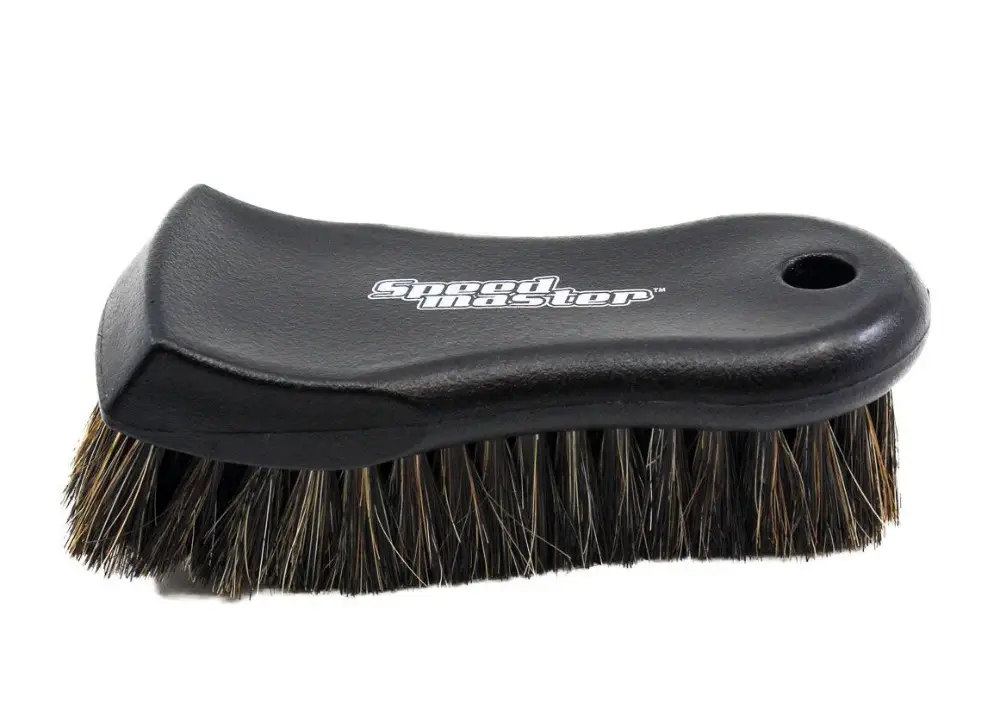 Sleva Speed Master Interior Upholstery Brush - detailingový kartáč z koňských žíní, na kůži, interiér a čalounění