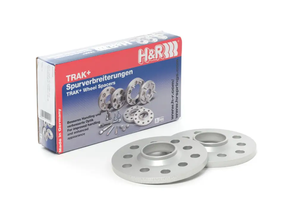 H&R 2 kusy rozšiřovacích podložek typ DR24 o šířce 12 mm pro Volvo C70 N, barva stříbrná, s délkou náběhového kroužku max. 10 mm Super Cena