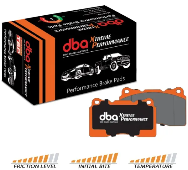 Levný DBA Xtreme Performance zadní sada brzdových destiček pro Audi A6 quattro Avant C7 2011-2012 4G/3.0 Supercharged 300BHP