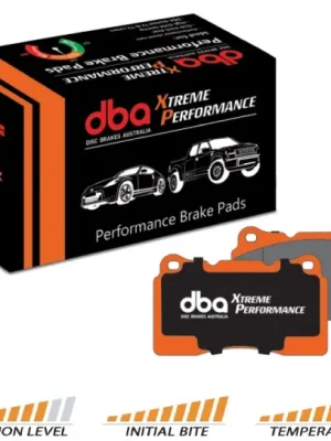 Zlevněný DBA Xtreme Performance přední sada brzdových destiček pro Ford (Již. Afrika) Territory 2004-2014 4.0