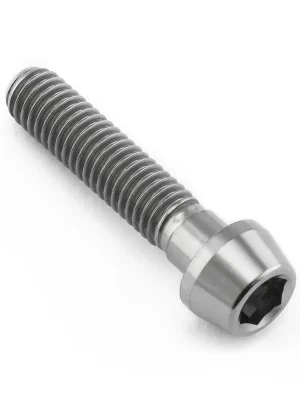 Rychlé Dodání Pro-Bolt titanový inbusový šroub s kónusovou hlavou se závitem M6 x 1,00 mm a délkou 28 mm, barva přírodní