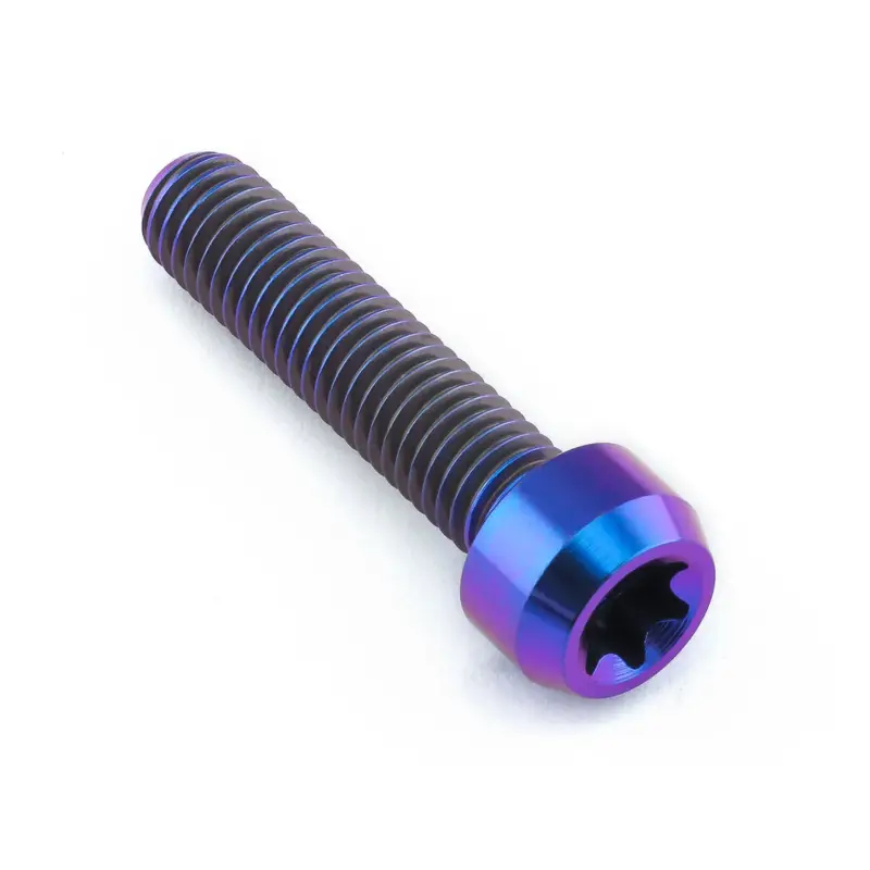 Pro-Bolt titanový torx šroub s cylindrickou hlavou se závitem M8 x 1.25mm a délkou 35mm, barva opálená fialová Originální