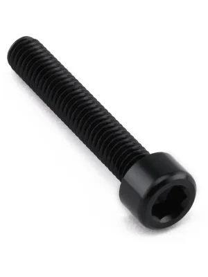 Sleva Pro-Bolt hliníkový inbusový šroub s válcovou hlavou se závitem M6 x 1,00 mm a délkou závitu 40 mm, barva modrá