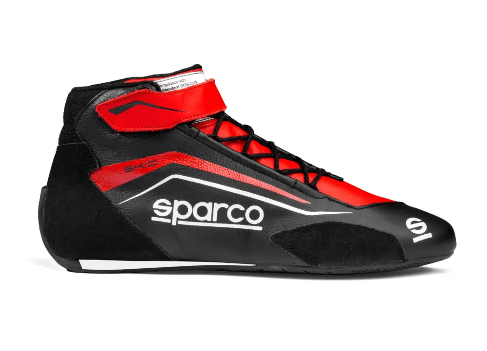 Pouze Dnes Závodní boty Sparco SKID, s homologací FIA, barva černo-červená, velikost 48
