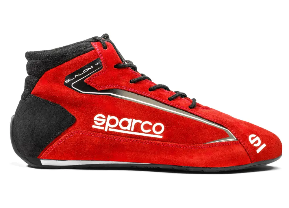 Sleva Závodní boty Sparco SLALOM+, s homologací FIA, barva červená, velikost 38
