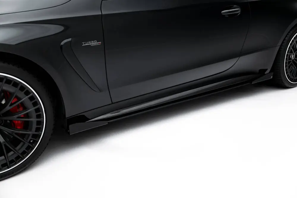 Hit Sezóny Maxton Design "Street Pro" difuzory pod boční prahy s křidélky pro Mercedes CLE C236 53 AMG, plast ABS bez povrchové úpravy