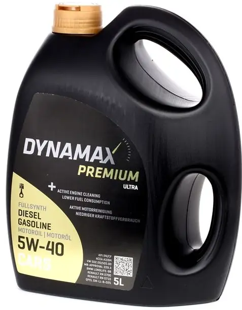 Motorový olej Dynamax Premium Ultra Plus PD 5W-40, 5L Značkový