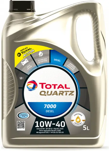 Motorový olej Total Quartz Diesel 7000 10W-40, 5L Výhodná Nabídka