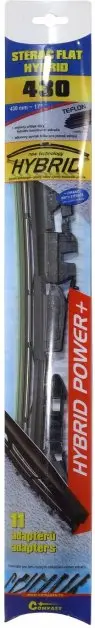 Stěrač HYBRID 430mm + 11 adaptérů TEFLON Compass Výprodej