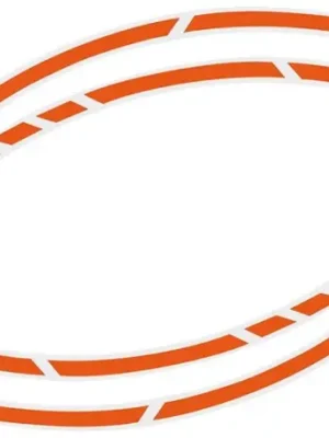 Foliatec samolepící linka na obvod kola Racing, oranžová Nakupujte Hned