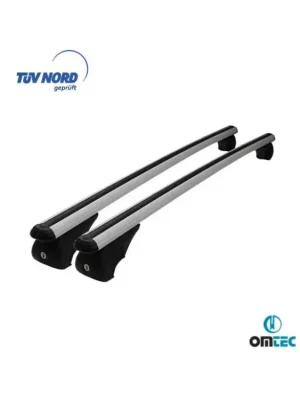OMTEC Bold Bar příčníky na podélné nosiče - hagusy XL 138 cm stříbrné Nakupujte Hned