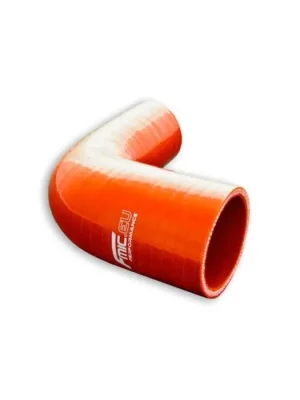 Cenově Výhodný Silikonové redukční koleno 90' 63/89mm Oranžové