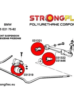 031321A: Silentblok předního ramene vnitřní SPORT BMW e21 Přímo Od Výrobce