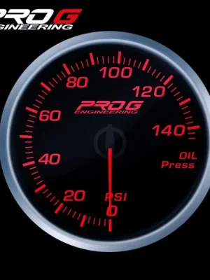 Budík Pro G Race Series RS, tlaku oleje PSI Červený 52mm Must-Have