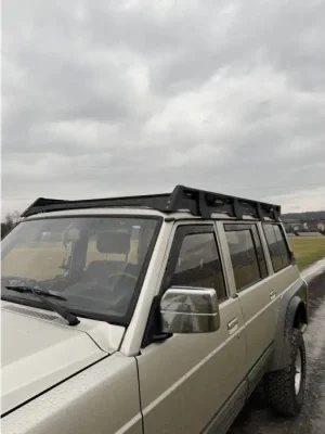Levný Aluminium Roof Rack Long with Backlighting IOD Performance for Nissan Patrol Y60 LWB